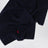 Navy wool scarf with embroidered pony