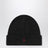Dark grey wool hat with pony