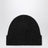 Dark grey wool hat with pony