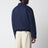 Marineblaue Jacke mit Reißverschluss aus Baumwolle