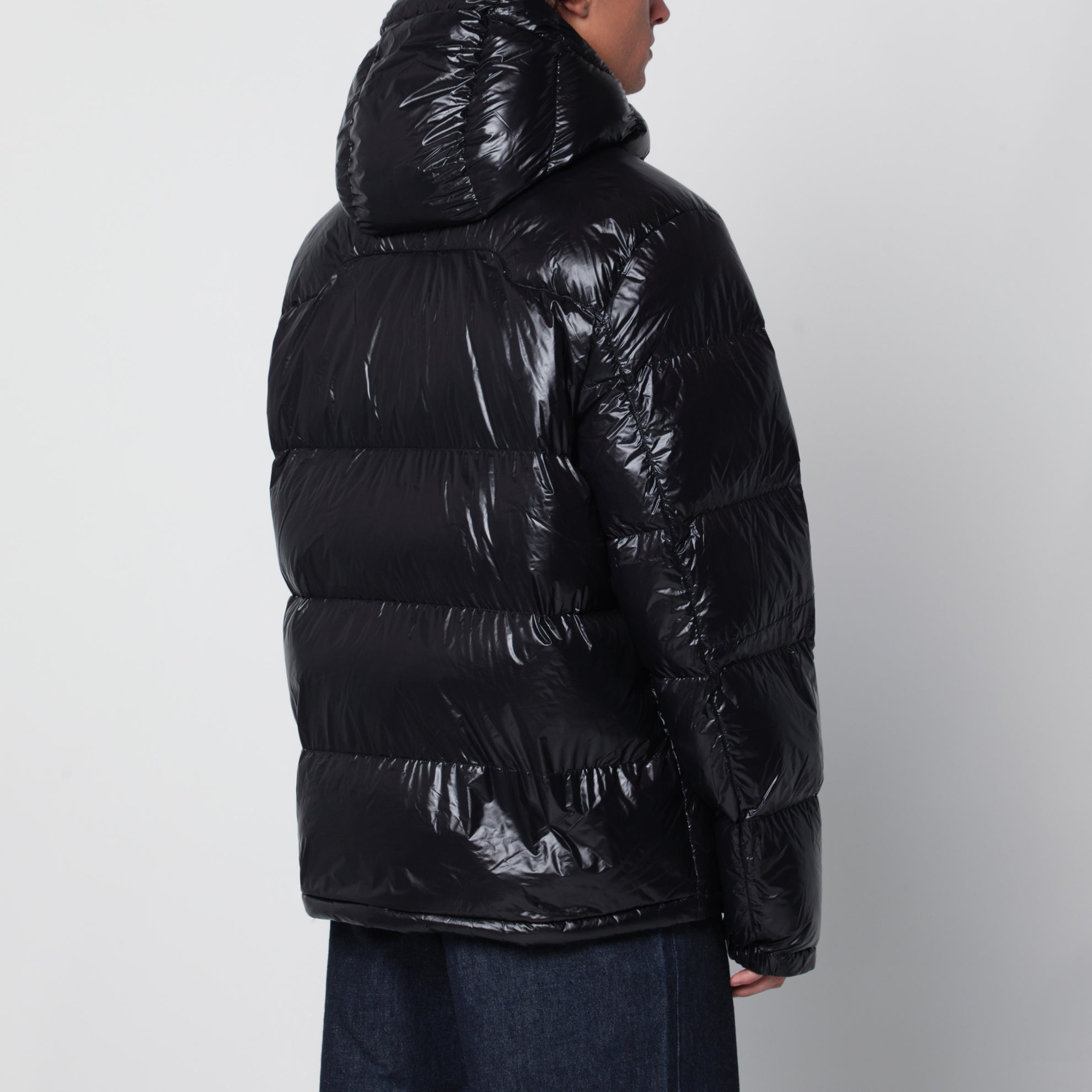 Doudoune Gorham en nylon noir brillant