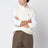 Gilet en coton tissé couleur crème