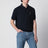 Polo blu navy in maglia di cotone