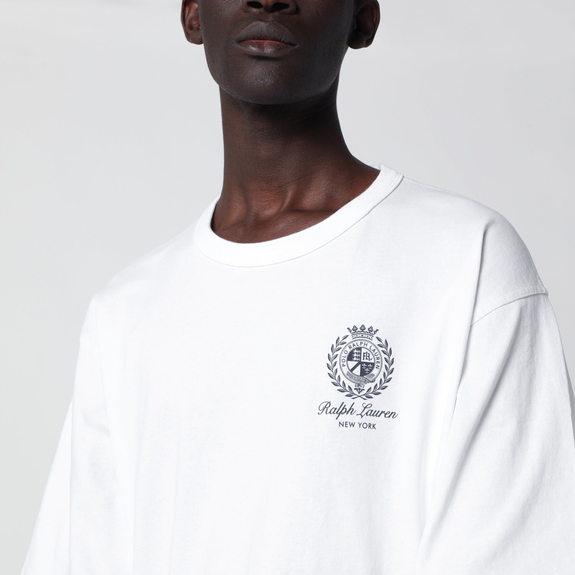 Weißes Relaxed-Fit T-Shirt Mit Logo-Prints