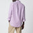 White/purple striped Custom-Fit poplin shirt
