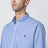 White/blue striped Custom-Fit poplin shirt