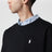Felpa girocollo nera in cotone Relaxed-Fit