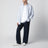 Felpa girocollo bianca in cotone Relaxed-Fit