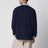 Navy cotton Relaxed-Fit crewneck sweatshirt