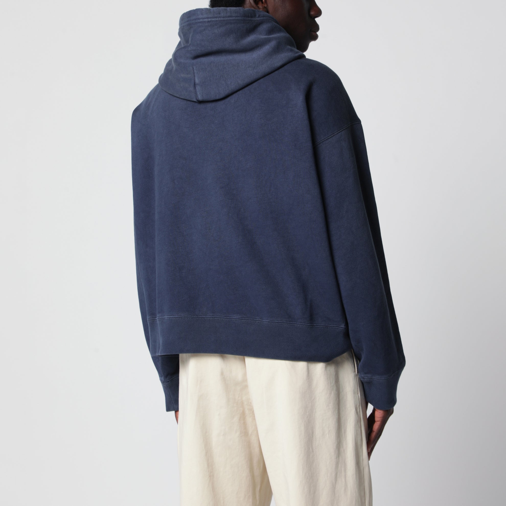 Felpa con cappuccio con stampa logo Relaxed-Fit
