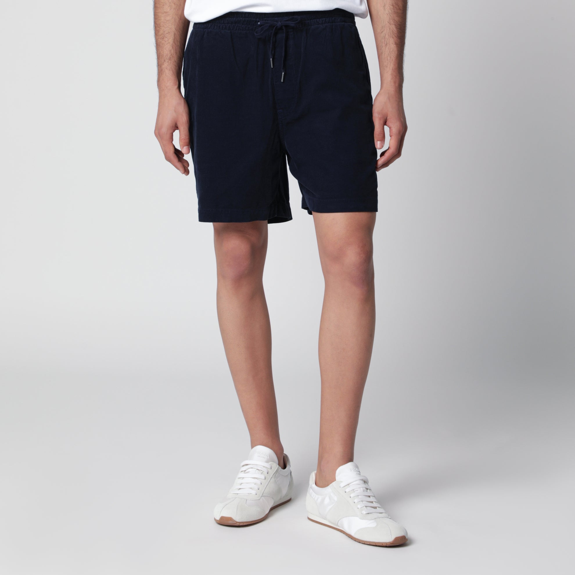 Shorts blu navy a costine Classic-Fit