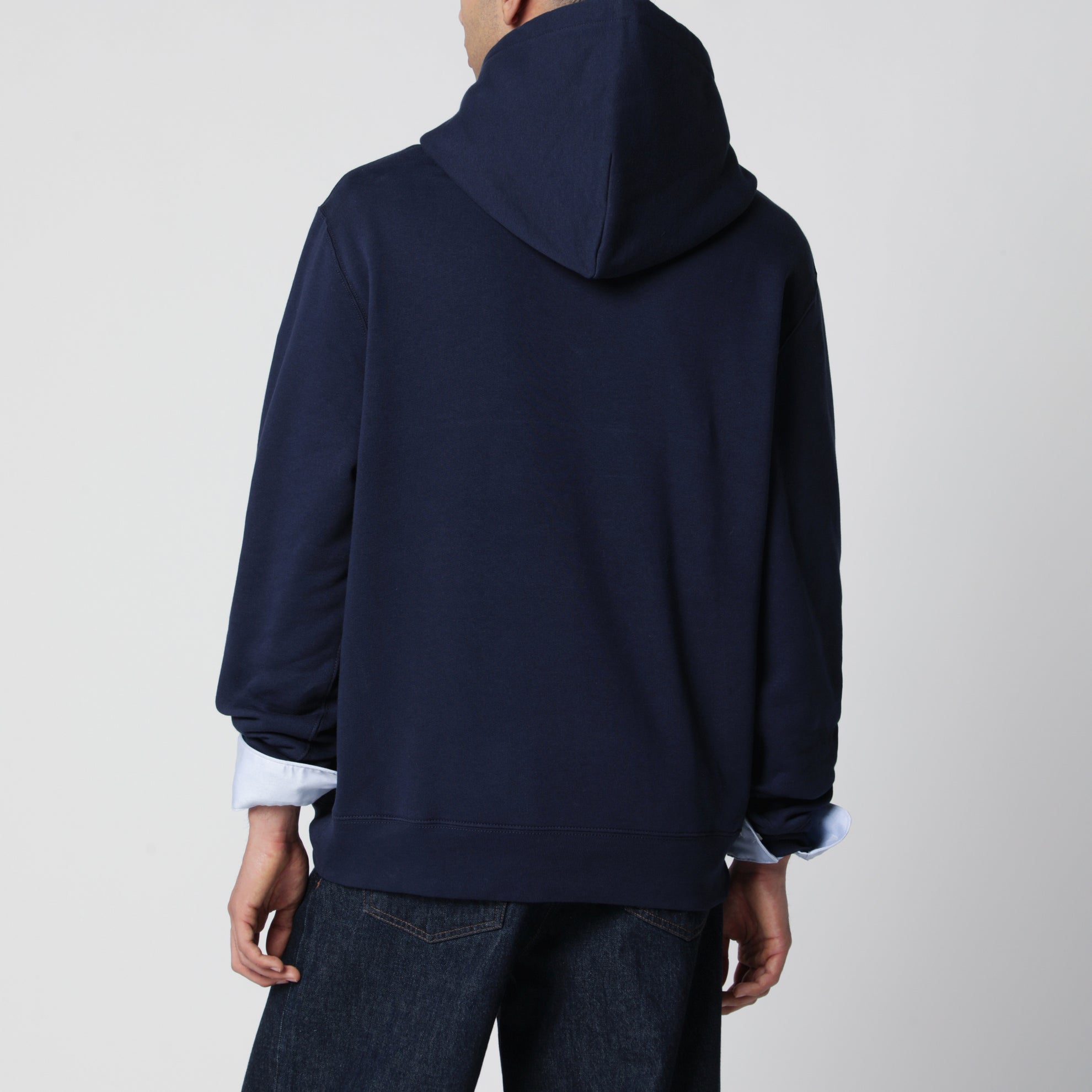 Felpa con cappuccio Polo Bear blu navy