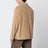 Giacca a camicia color cammello in cotone