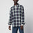 Navy Green Tartan Oxford Cotton Shirt