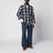 Navy Green Tartan Oxford Cotton Shirt