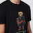 Black Polo Bear Classic Slim Fit T-shirt