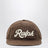 Cappello da baseball marrone con logo