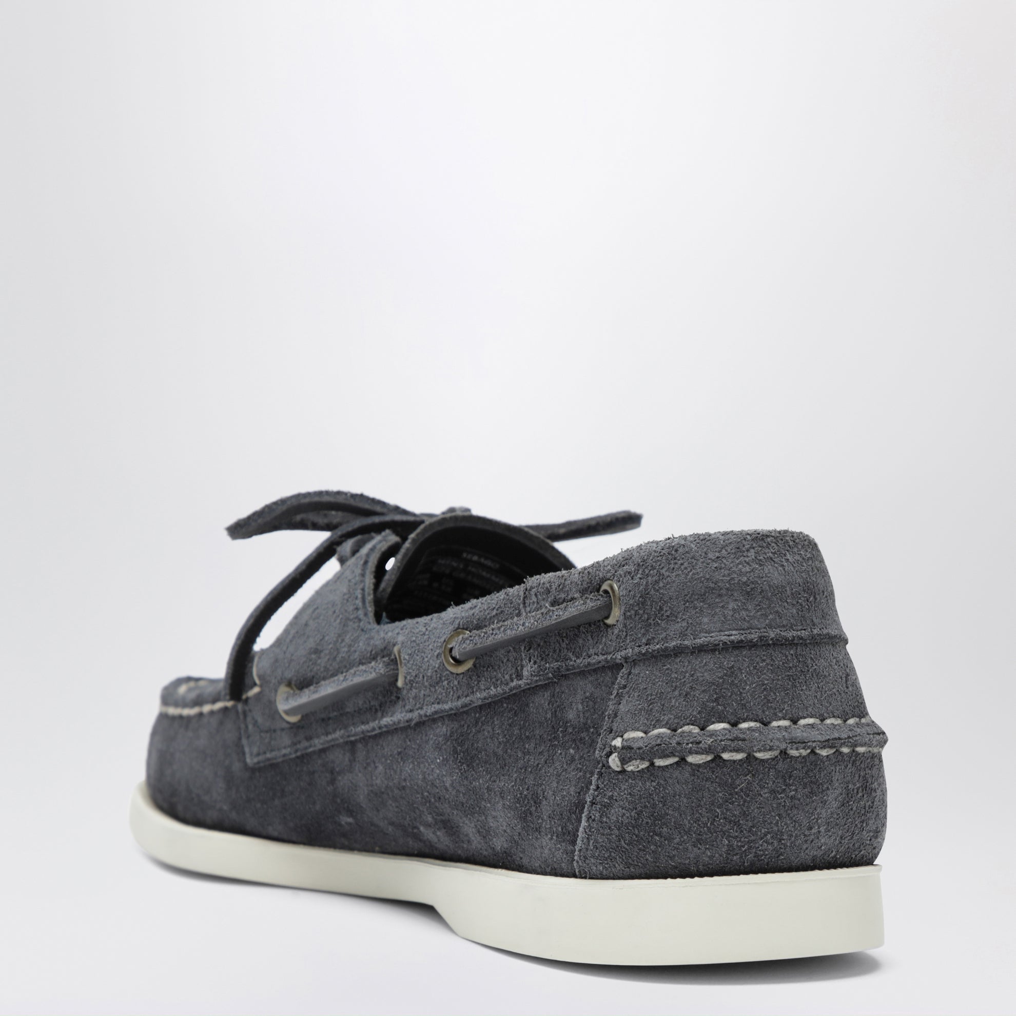Portland Flesh Out boat moccasins in suede, blue