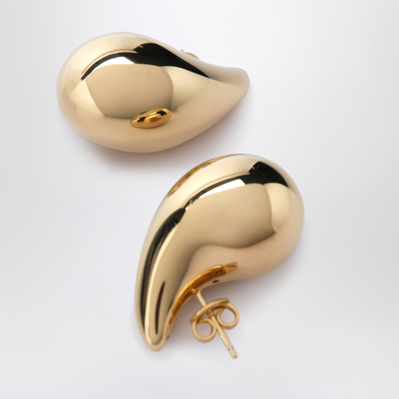 Small Drop earrings in gold-tone metal