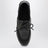 Owen schwarze Bootsschuhe aus Leder
