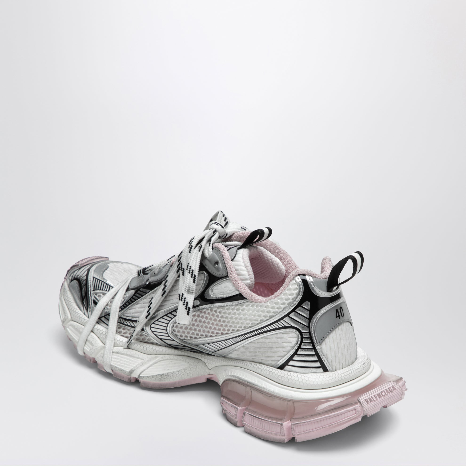 3XL Gel Clearsole sneakers in polyurethane, white/pink/black