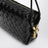 Borsa Mini Loop Metal Knot nera