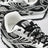 Sneakers Orbit noires/argentées en tissu technique