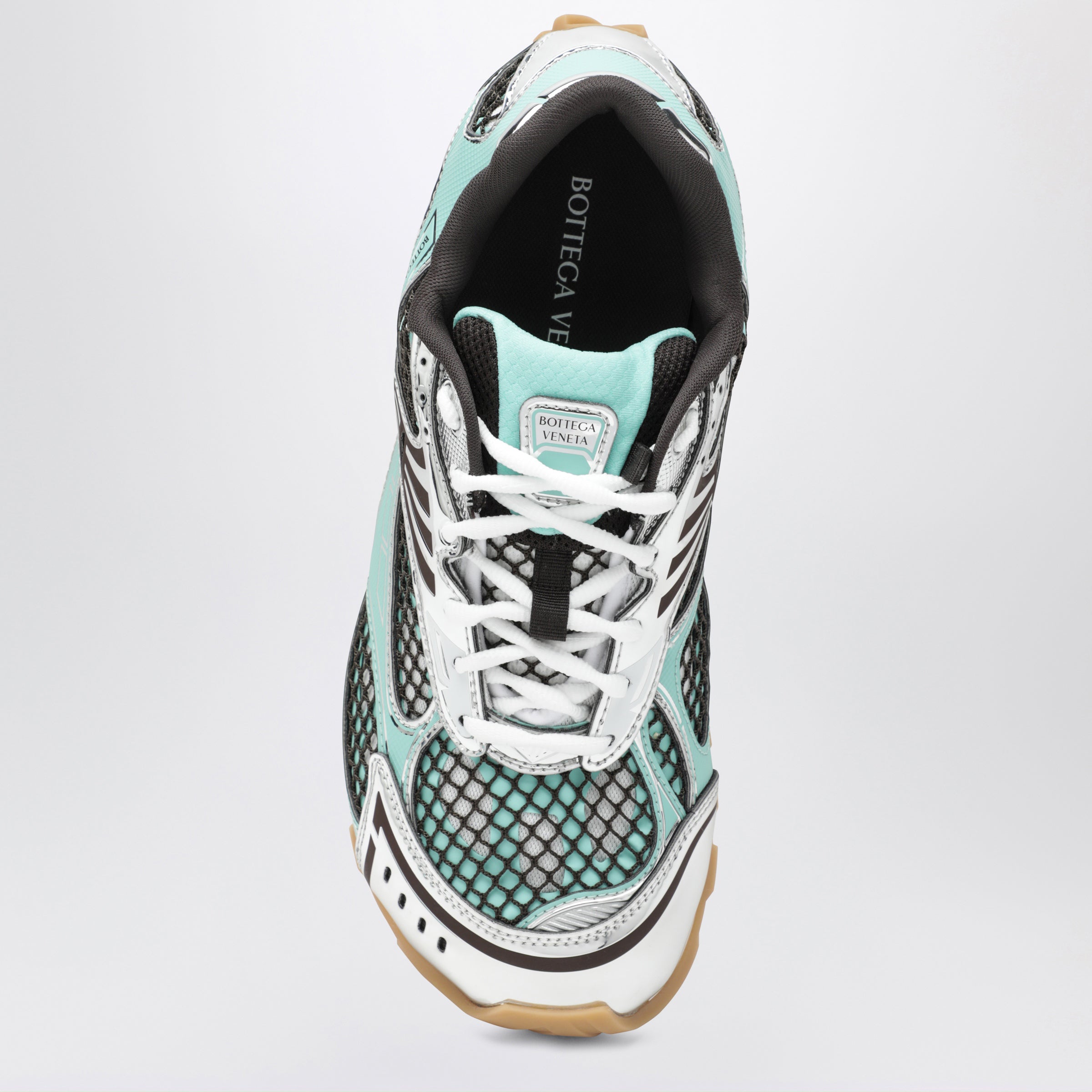 Bottega Veneta Orbit Green Oasis / Espresso Sneakers | TheDoubleF