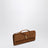 Andiamo clutch with brown suede handle