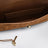 Andiamo clutch with brown suede handle