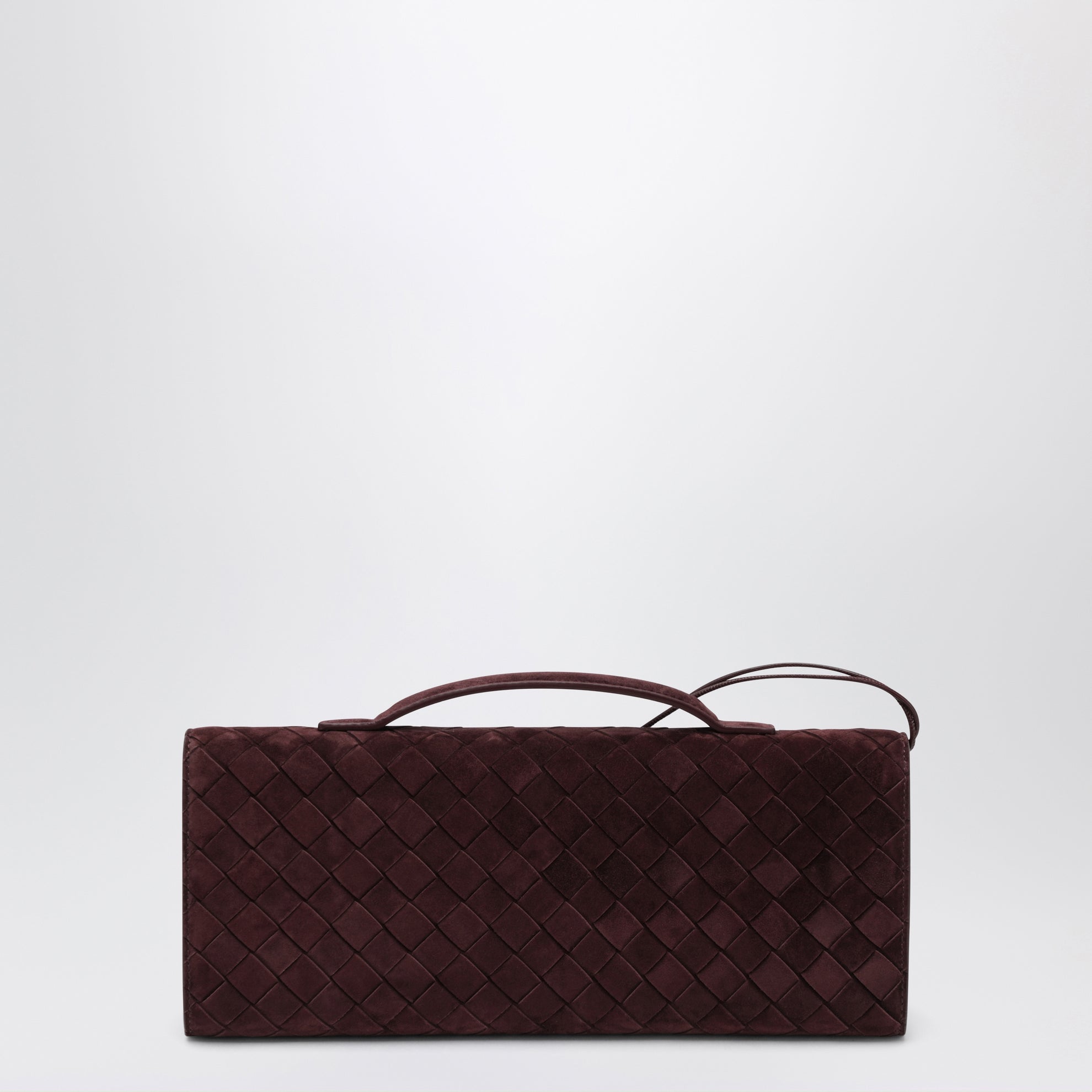 Clutch Andiamo Deep Maoghany in suede