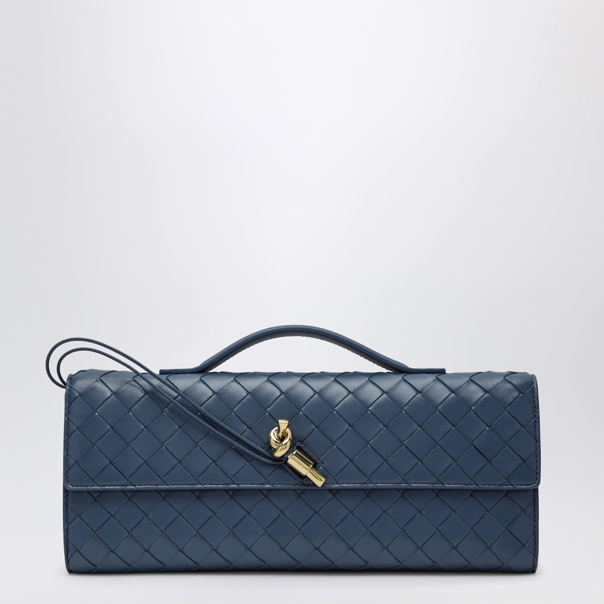 Pochette Andiamo avec poignée Blue Venezia