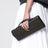 Clutch Andiamo con manico color Fondant