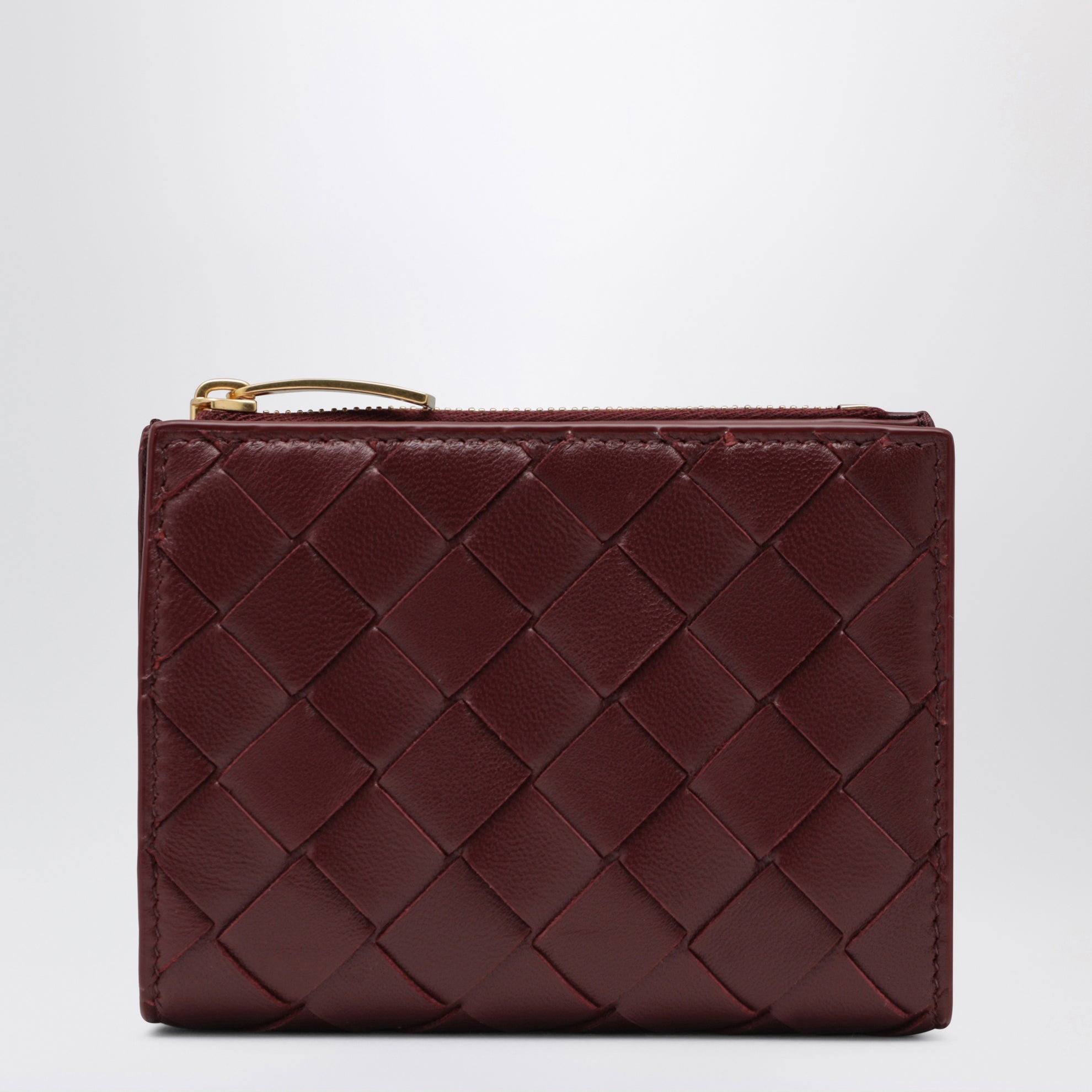Small Barolo Intrecciato Bi-Fold Wallet