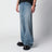 Jeans baggy in denim di cotone blu