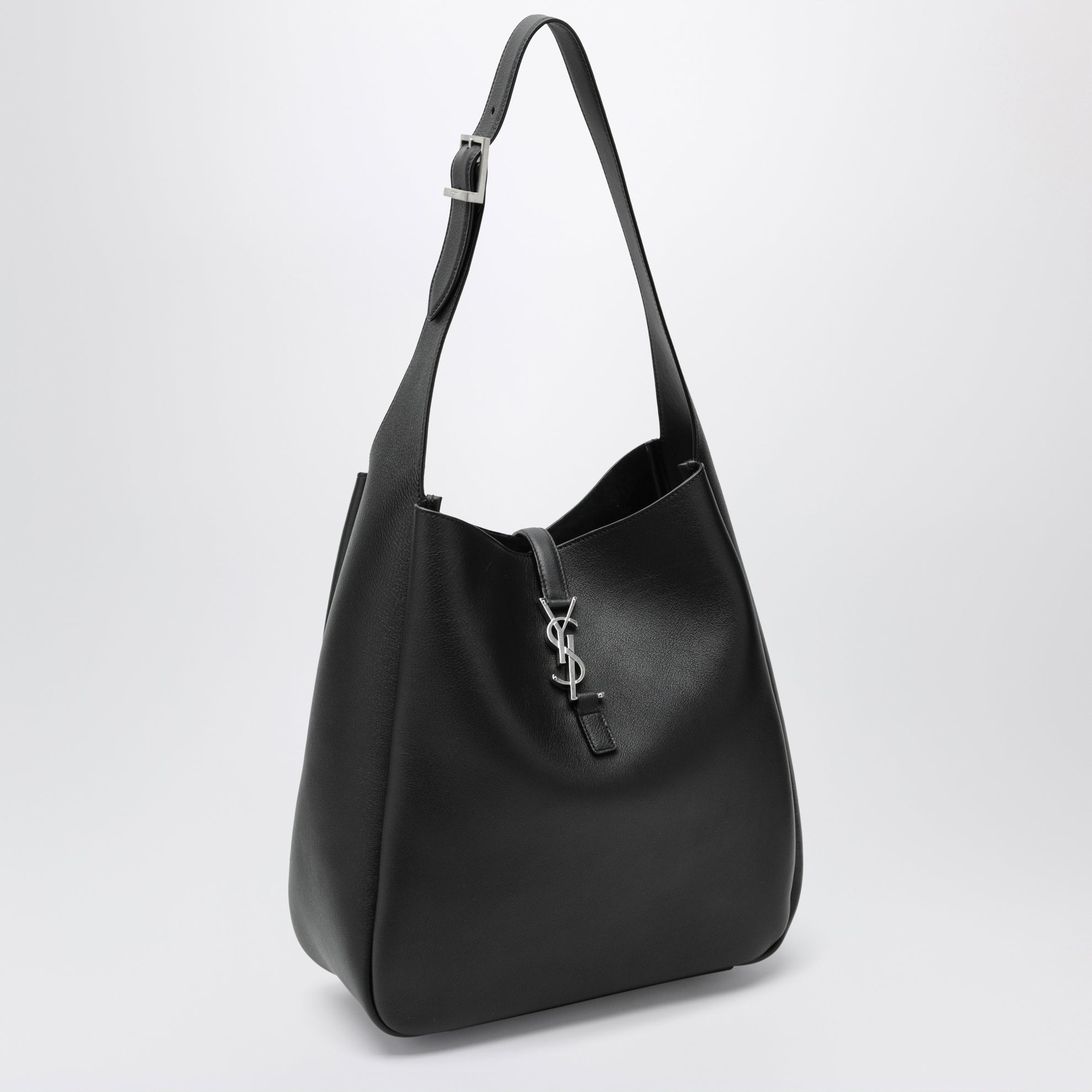 Borsa Le 5 à 7 grande in pelle nera
