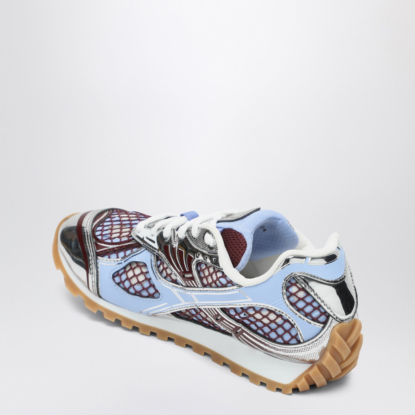 Sneaker Orbit Barolo/Blu chiara