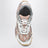 Orbit white/pink sneakers in leather