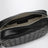 Schwarze Camera Bag aus Intrecciato