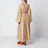 Mahon maxi dress in silk habotai champagne