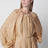 Mahon maxi dress in silk habotai champagne