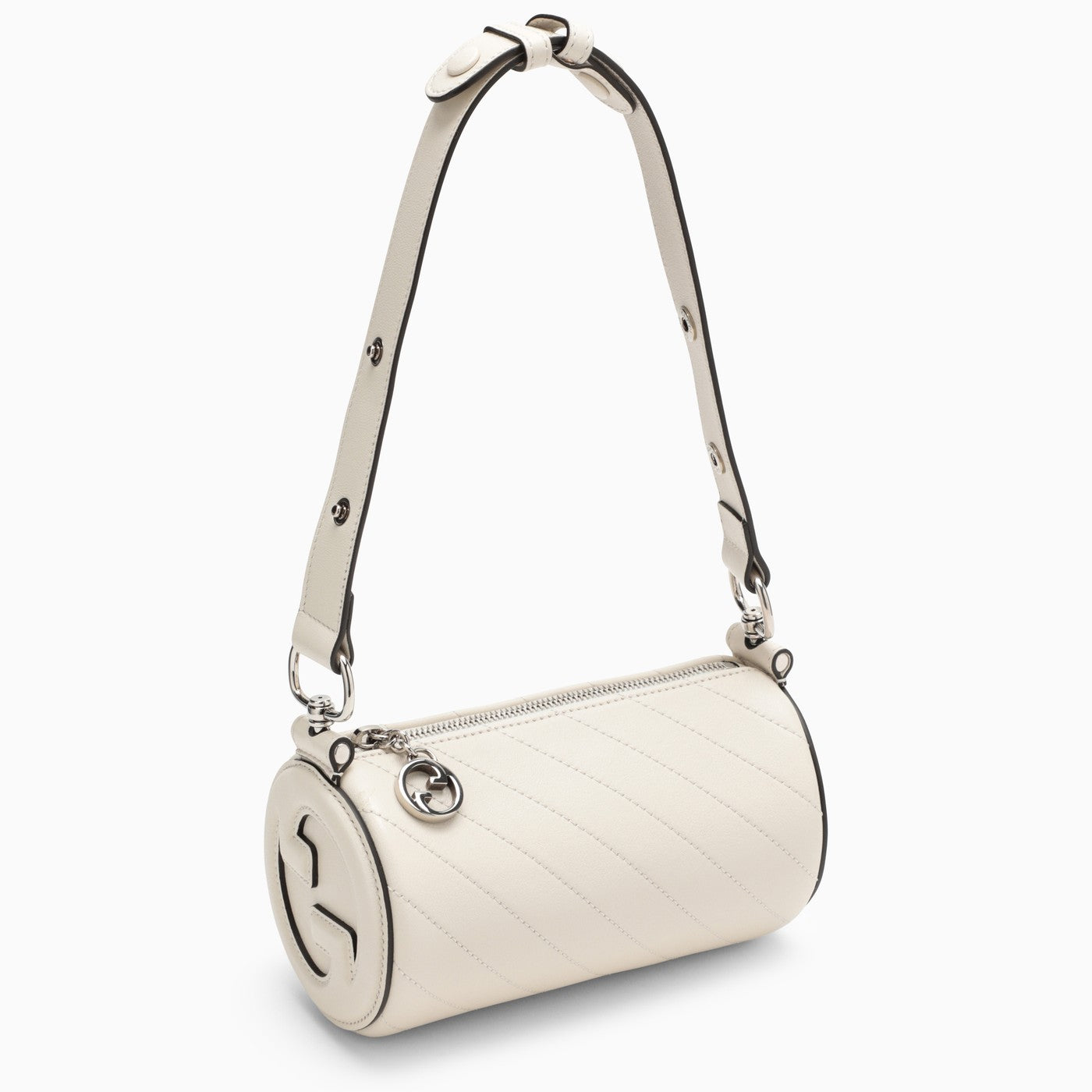 Gucci Blondie mini white leather bag