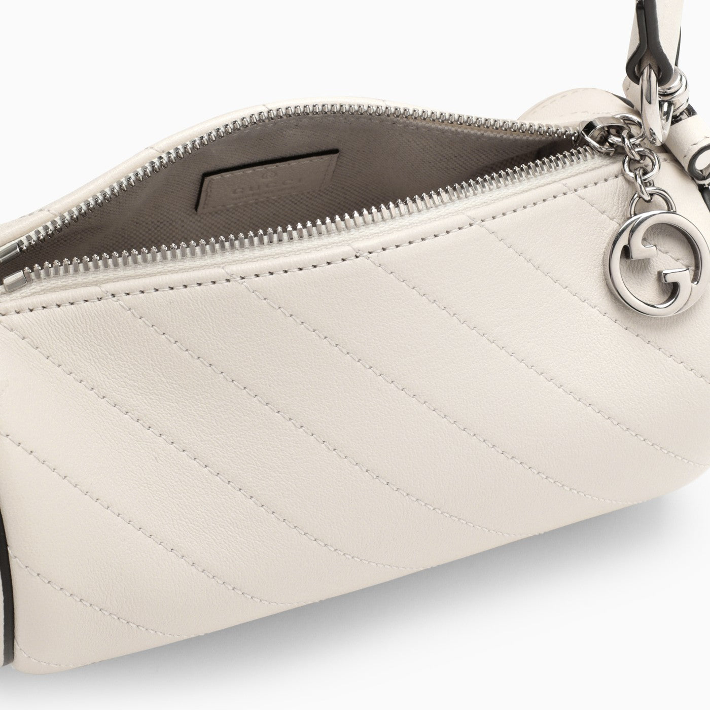 Gucci Blondie mini white leather bag