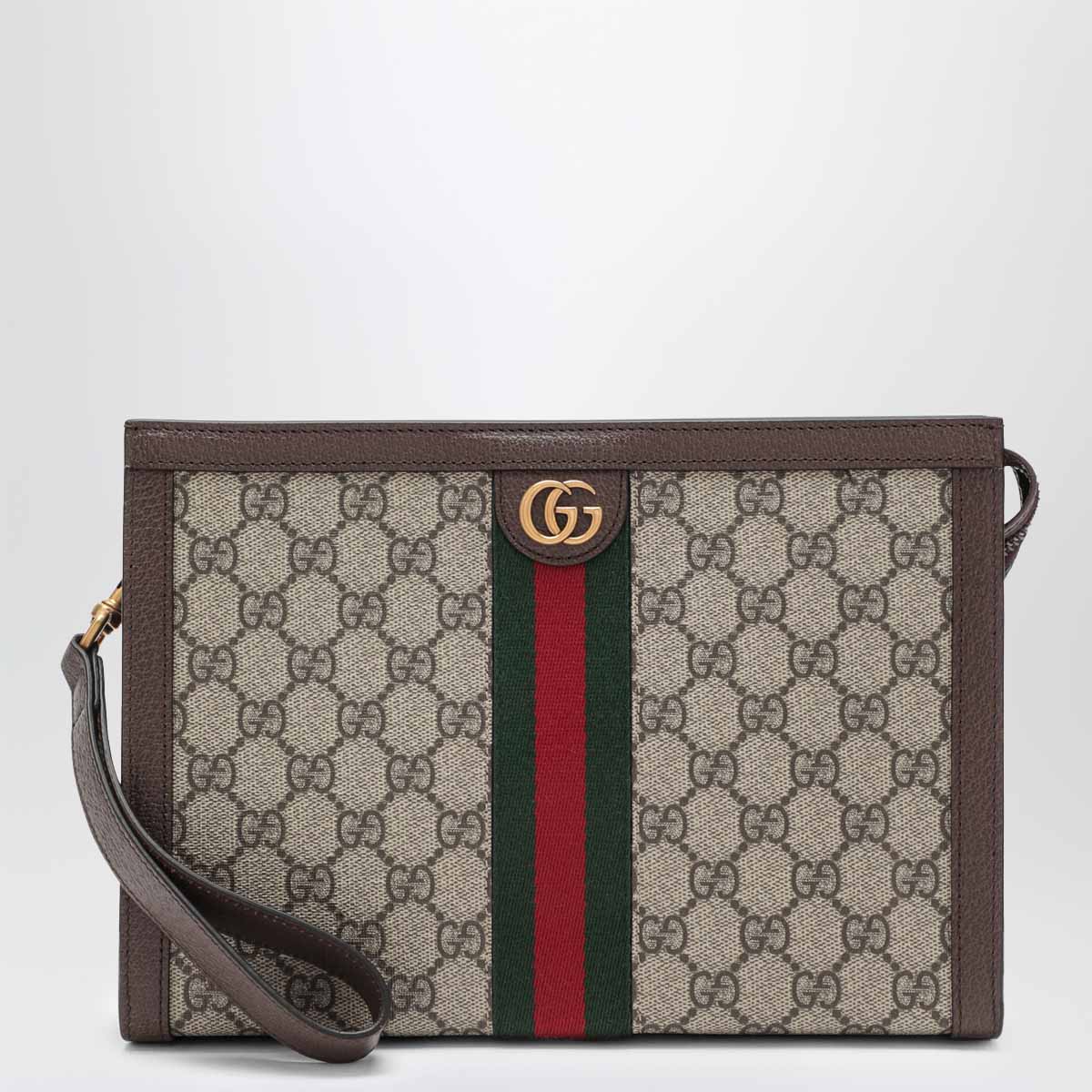 Pochette moyenne Ophidia en tissu GG supreme