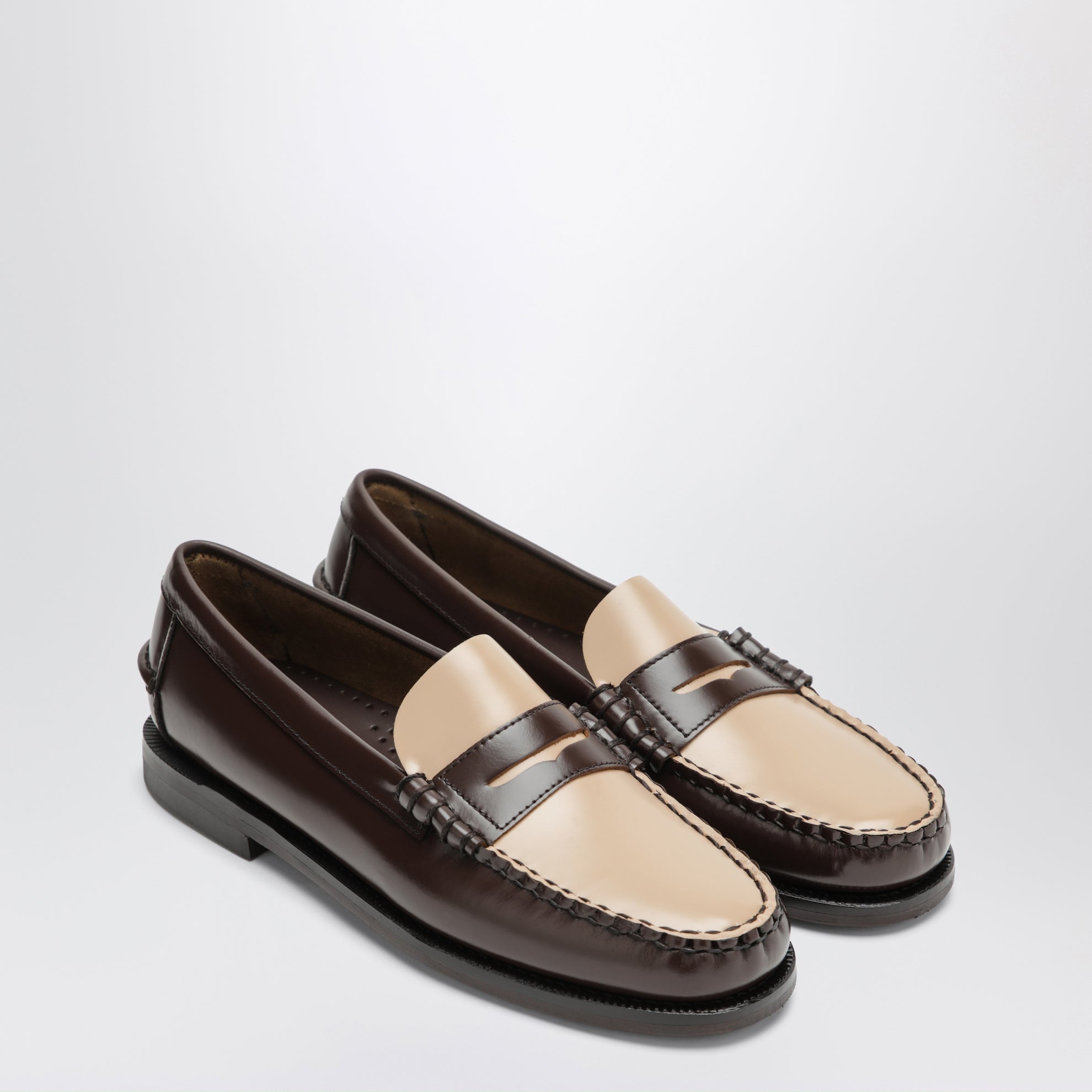 Brown/beige Dan classic loafers