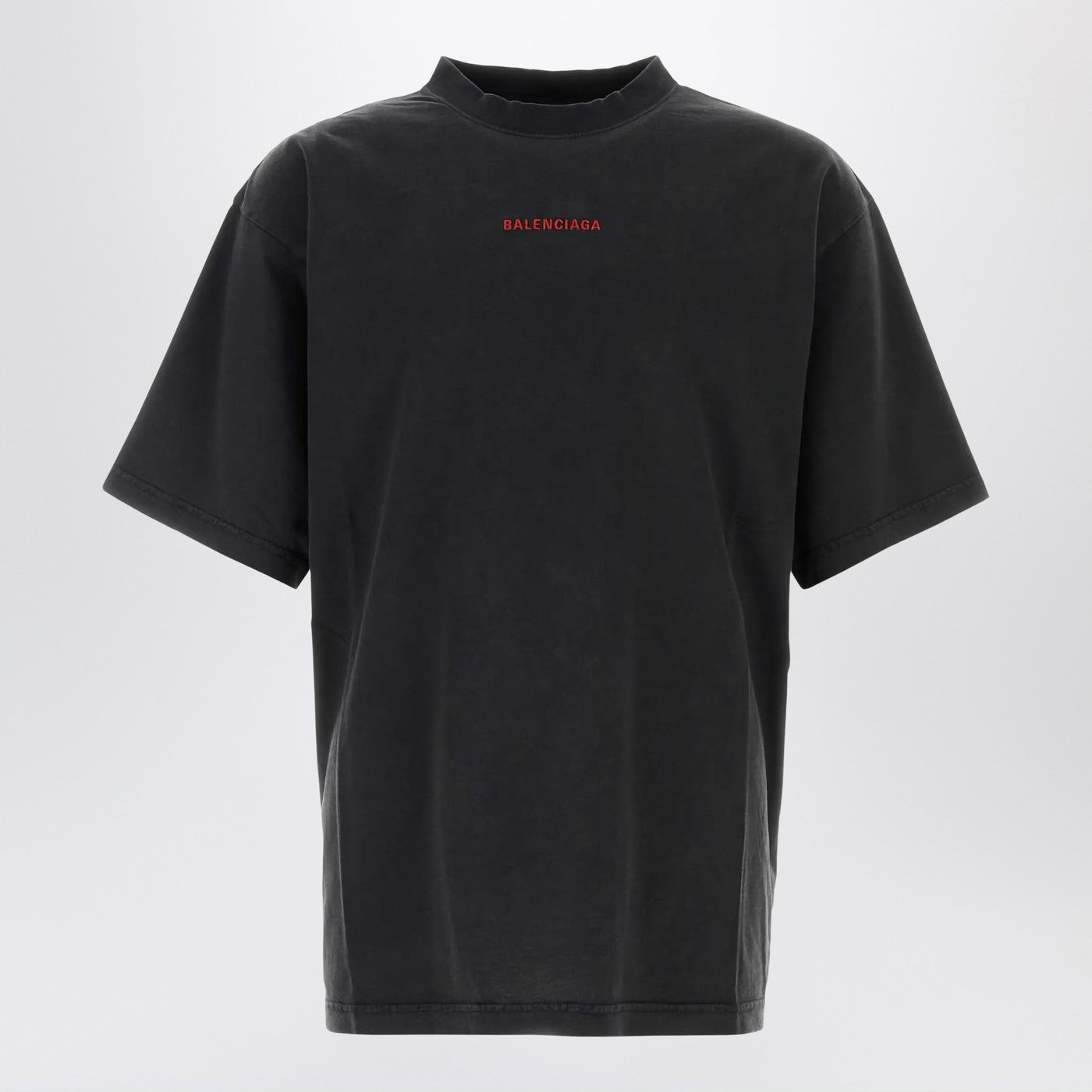 Light blue medium-fit T-shirt with logo