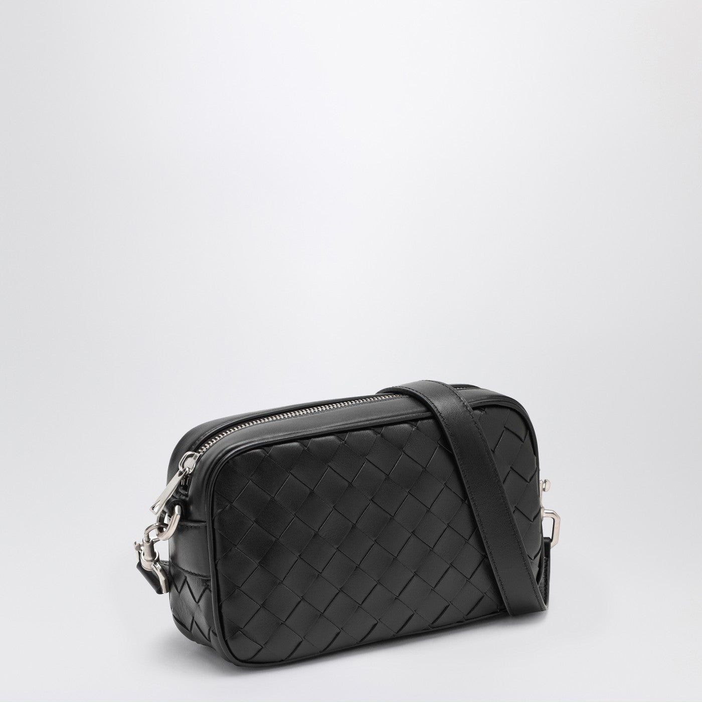 Borsa Camera Bag Intrecciato Mini nera