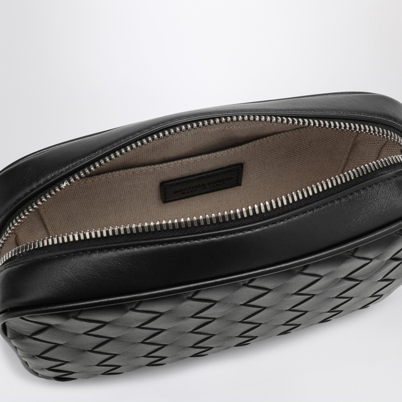 Borsa Camera Bag Intrecciato Mini nera