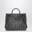 Small Andiamo handbag in grey woven suede
