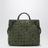 Sac à main Andiamo petit en suède vert foncé